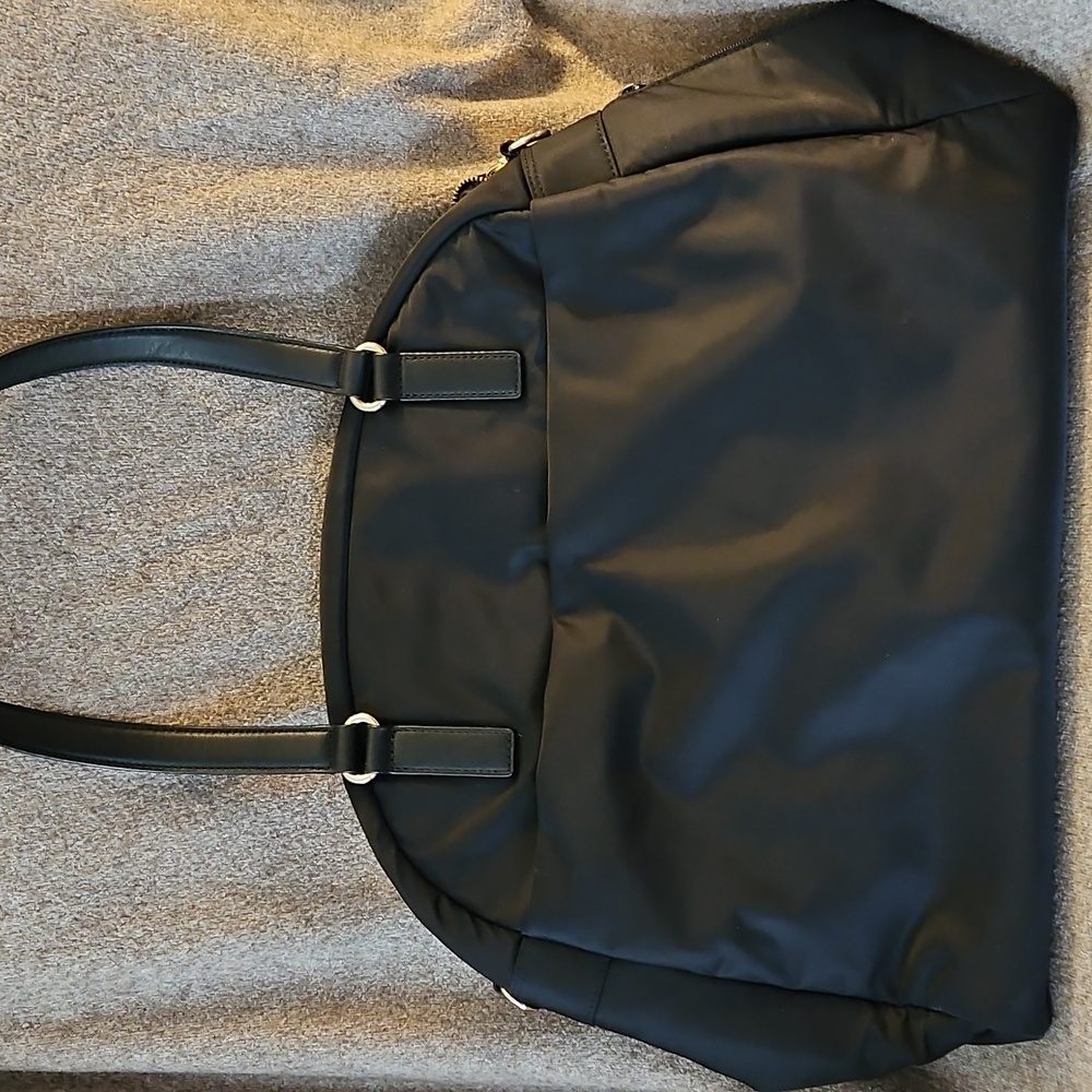 Lo & Son OG 2 Large Black Nylon Laptop Travel Tote EUC